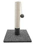 Tyrol | Kratzsäule für Katze 42 cm | Kratzstamm aus Jute und...