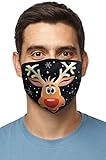 Zoelibat - Mundschutz Xmas, Mund- und Nasenschutz, Gesichtsmaske, Mottoparty,...
