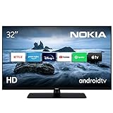 Nokia Smart TV - 32 Zoll (80cm) Fernseher Android TV (HD Ready, HDR10,...