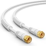 HB-DIGITAL 5 m SAT TV Antennenkabel Koaxialkabel HDTV 8K 4K Anschlusskabel +...