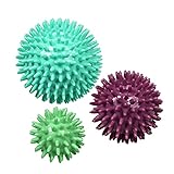 ResultSport Igelball Massageball Set mit Noppen für Rücken, Beine, Füße &...