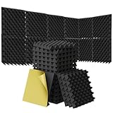 DASIAUTOEM Akustikschaumstoff Selbstklebend, Akustikschaumstoff Akustikpaneele...