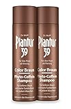 Plantur 39 Color Braun Phyto-Coffein-Shampoo – 2 x 250 ml - für braunes Haar...