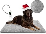 Mora Pets Heizdecke für Hund Wärmedecke Hund Heizmatte 120 x 71 cm, 9-Fach...