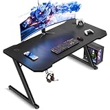 TRIUMPHKEY Gaming Tisch 120 x 60 cm, Gaming Schreibtisch, PC Tisch mit...