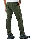 YAWHO Herren Wanderhose Outdoorhose Trekkinghose Softshellhose Funktionshose...