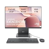 Lenovo IdeaCentre All-In-One PC | 23.8' Full HD Display | AMD Ryzen 5 220 | 16GB...