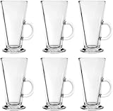 MIVIDE 6er Irish Coffee Gläser 250ml, Irish Coffee Glas mit Henkel,...