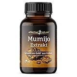 Mumijo Shilajit Extrakt - 60 vegane Kapseln - Pflanzliche Alternative zu...
