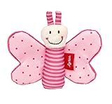 Sigikid Greifling Schmetterling, RedStars Babyspielzeug mit Knisterfolie:...