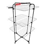 Vileda Mixer 3 Ultimate Turmwäscheständer Black Edition|Wäscheständer...