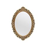OIGUMR Ovaler Wandspiegel, Vintage, Hängespiegel für Schlafzimmer, Wohnzimmer,...