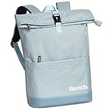 Bench Roll Top Rucksack Kurierrucksack Daypack Backpack 64180, Farbe:Taubenblau