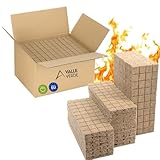 Valle Verde Kaminanzünder, Holzanzünder, Grillanzünder - 400 Würfel -...