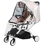 Universal Regenschutz für Kinderwagen, Komfort Regenverdeck für Buggy...