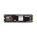 Samsung 990 PRO NVMe M.2 SSD, 2 TB, PCIe 4.0, 7.450 MB/s Lesen, 6.900 MB/s...