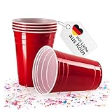 Vivaloo Partybecher 50 Stück - 473 ml Plastikbecher wiederverwendbar - Original...