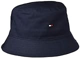 Tommy Hilfiger Herren Fischerhut Flag Bucket Hat, Blau (Desert Sky), Onesize