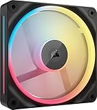CORSAIR iCUE LINK LX120-R RGB 120mm PWM-Umkehrlüfter – Einzelner Lüfter –...