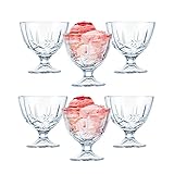 Dajar Malediven 6 Eisbecher 300 ml LUMINARC, Glas, Transparent, 6 Stück (1er...