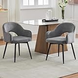 chairus Esszimmerstühle 2er Set Samt 360° Drehbare Küchenstühle...