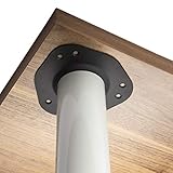 4er Set SO-TECH® Tischbeine/Höhe 710 mm/Höhenverstellbar/Ø 60...