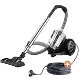Tisoutec Beutelloser Staubsauger ohne Beutel,1600W...