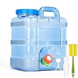 RUYI 10L Wasserkanister mit Hahn und Schraubdeckel, Camping Wasserkanister...