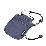 DIZZ.ONE - Weicher Brustbeutel zum Reisen Unisex • Passport Tasche •...