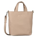 TOM TAILOR Denim Maxime Damen Shopper Umhängetasche Reißverschluss Klein Braun