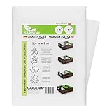 GARDENIX Frostschutz Pflanzen Wachstumsvlies - Gartenvlies Hochbeet 1.6m x 5m...