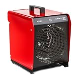 TROTEC Heizlüfter TDS 50 E – Heizleistung 4,5 kW / 9 kW – Bauheizer...