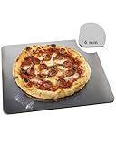 Waldis Pizza Backstahl eckig 38 x 33 cm - Höhe: 6 mm - Gleichmäßige...