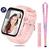 OKYUK 4G Smartwatch für Kinder, GPS-Tracker, mehrere Desktop-Stile zur Auswahl,...
