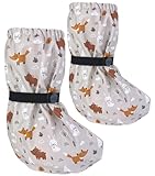 HECKBO Baby Regenfüßlinge mit Vlies-Futter - 3-18 Monate - Waldtiere -...