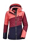 killtec Mädchen Lynge Grls Jckt B Funktionsjacke Mit Kapuze, neo-coral, 128