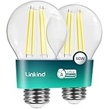 Linkind Ultraeffiziente E27 Lampe Vintage, 3,8W=60W, 2700K Warmweiß mit Energie...