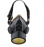 Ewolee Halbmaske Atemschutzgerät, Gasmaske Aktivkohle Lackiermaske mit...