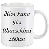 Kiwistar Tasse weiß - individuell personalisiert mit Wunschtext bedruckt -...