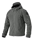 EKLENTSON Herren Winterjacke Fleecepullover Jacke Outdoorjacke Full Zip...