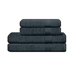 CAMRY Handtuch Set 4-teilig - 2 Badetücher 70x140 cm und 2 Handtücher 50x100...