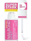 NYK1 NailBond Nagelkleber Für Kunstnägel Extra Stark (8ml) Pinsel On...