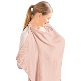 Jushion Musselin-Abdeckung zum Stillen von Babys,Stilltuch für...
