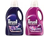 PERWOLL Flüssig-Set 2x 27 Waschladungen (54WL) 1x Black Blütenmeer & 1x Color...