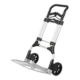 STIER Sackkarre Premium klappbar, Aluminium Transportkarre, Belastbarkeit bis...