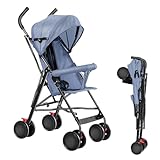 MLYIQI Kinderwagen, 0 – 4 Jahre, 0 – 22 kg, leicht und kompakt, verstellbare...