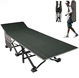 OVERMONT Klappbar Feldbett Faltbar Campingbett - Camping Bett 190 x 71 x 36 cm -...