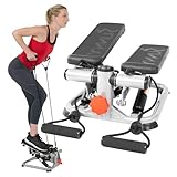 Sunny Health & Fitness Stepper für zuhause, Low-Impact Übung Stepper für...