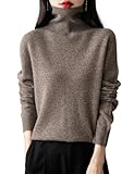 Chanyarn Damen Elegantpullover 100% Merinowolle Rollkragen Kaschmir 2024...