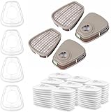 6001 Filter für Atemschutzmaske Set, Filter gegen Organische Dämpfe Set,...